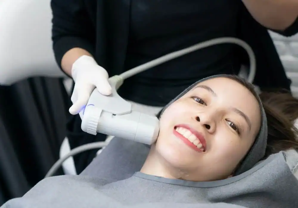 HIFU treatment Epping Green in progress