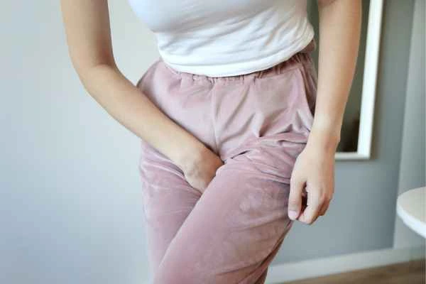 woman struggling with urine incontinence Epping Green